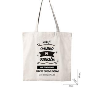 Bolsa de Algodón 42x38x6 cm (8 onzas)