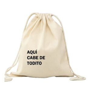 Mochila de Algodón 42x38 cm (8 onzas)
