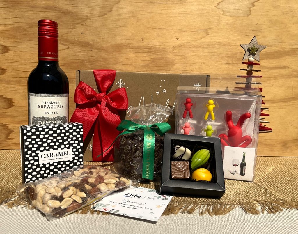 wine-box-navideña